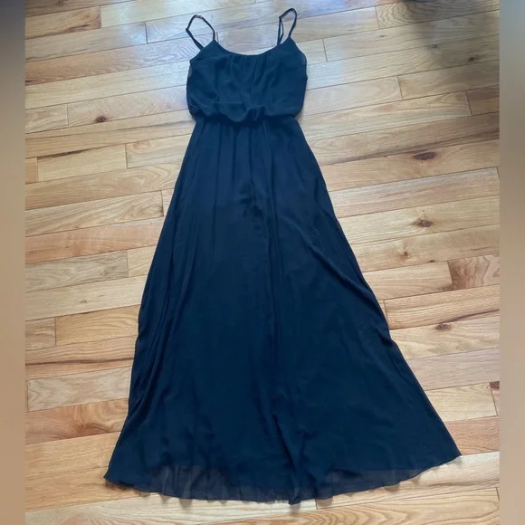Bisou Bisou | Dresses | Bisou Bisou Black Maxi Dress | Poshmark